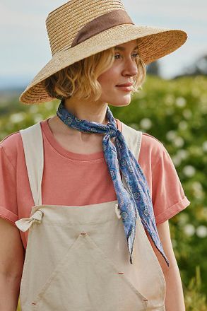 Elizabeth Gillett Suzani Skinny Cotton Bandana