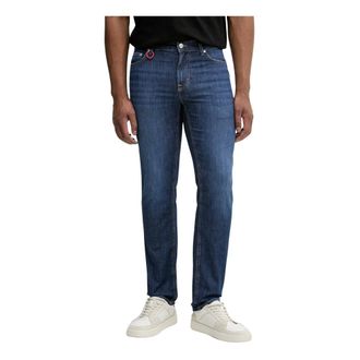Joop Heren, Jeans, Blauw, Maat: W32 L34 Katoen