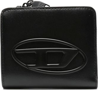 Diesel Portafoglio Holi-D con zip - Nero