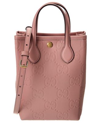 Gucci Gg Super Mini Leather Tote