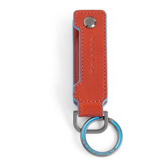 Piquadro Accessoires, unisex, Rood, ONE Size, Leer, Pc 7089B2Cu 4 Sleutelhanger