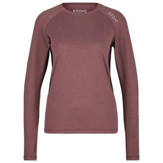 Stoic HelsingborgSt. Performance L/S Funktionsshirt f&uuml;r Damen | braun