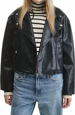 Mimosa Buenos Aires Leather Jacket In Black