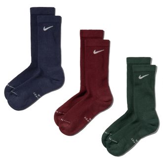 Nike Unisex Everyday Elevated Crew Socks (3 Pairs) in Multicolor | HQ4335-907