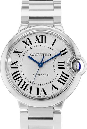 Cartier Pre-owned Cartier Ballon Bleu 36Mm Automatic Silver Dial Mens Watch W6920046