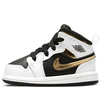 Nike Jordan (TD) Air Jordan 1 Mid White Gold 640735-190