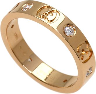 Gucci Pink Gold (18K) Band Ring (Pre-Owned)