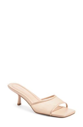 Open Edit Charlie Sandal in Tan Cream at Nordstrom, Size 5.5