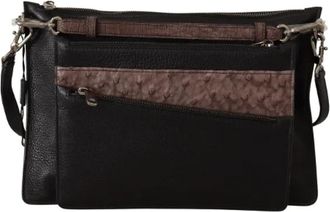 Dolce & Gabbana Tweedehands leren schoudertassen - Dames - Vintage Schoudertas - Zwart - ONE Size - Leer - Vintage