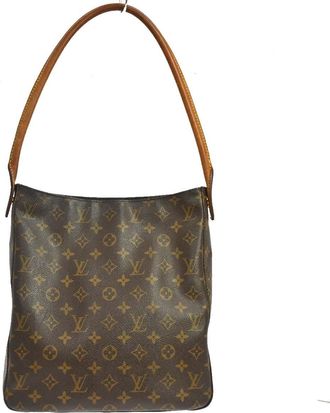 Louis Vuitton Looping Monogram Canvas Brown Canvas Handbag (Pre-Owned)