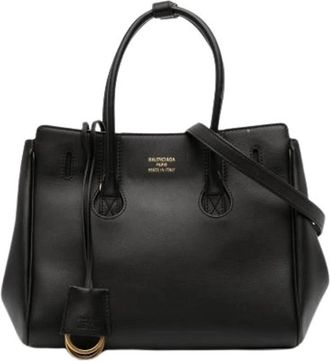 Balenciaga Pre-owned Hampton Carry All - Dames - Vintage Handtas - Zwart - ONE Size - Leer - Vintage