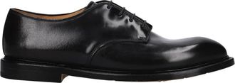 Premiata Hoefijzer met letterlogo detail - Heren - Nette schoenen - Zwart - 42 1/2 EU - Katoen - Schoenen