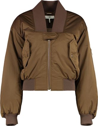 Chloé Nylon Bomber Jacket