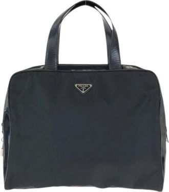 Prada Pre-owned Tessuto Nylon Aktetas - Heren - Vintage Shopper - Zwart - ONE Size - Nylon - Vintage