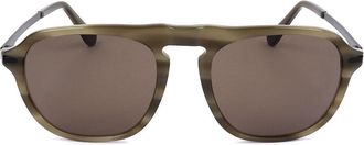 Canali CO219A C03 Mens Sunglasses Green Size 55