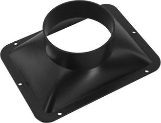 No Brand Conector De Ventilaci&oacute;n Con Brida Para Montaje En Pared, Adaptador De Manguera De Ventilador De Conducto De Abs Para Campanas Extractoras, 100 Mm/150 