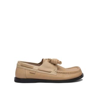 Loewe Schoenen, Heren, Beige, 43 EU, Leer, Campo Boat Shoe