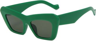 Generic Fashion Mens And Womens Outdoor Commuter Sunglasses For Everyday Shopping Sports Party(Green)