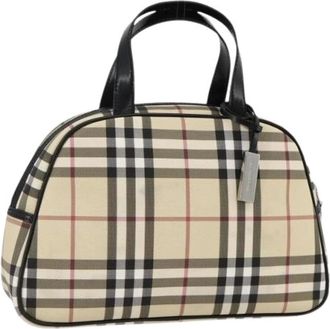 Burberry Pre-owned Handbags, female, Beige, Size: ONE SIZE Pre-owned Vintage Hand Bag