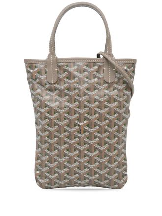Goyard 2023 Goyardine Poitiers Claire Voie satchel - women - Fabric - One Size - Grey