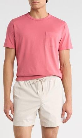Brooks Brothers Cotton Knit Pocket T-Shirt in Red Multi at Nordstrom Rack, Size Xx-Large