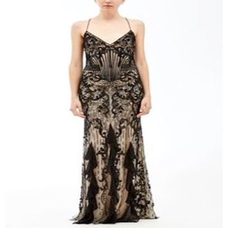 Roberto Cavalli Embellished Evening Gown, Brand Size 40 ( US Size 6 )