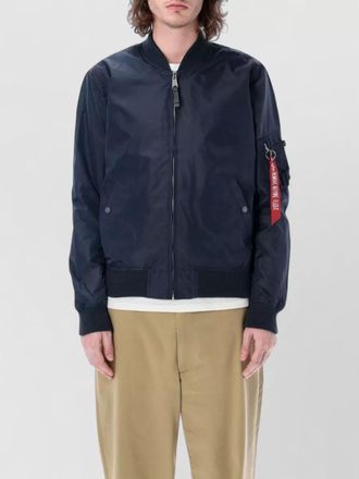 Alpha Industries slim fit nylon flight jacket coat
