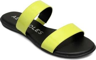 Aerosoles Concetta Two-Strap Sandal in Kiwi Fx Crinkle Patent at Nordstrom, Size 6.5