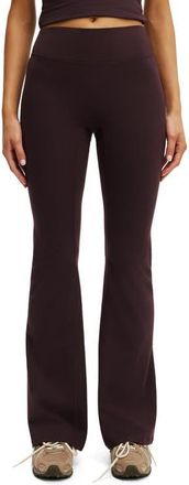 Cotton On Womens Active Ultra Soft Contour Flare in Italian Plum at Nordstrom, Size X-Small