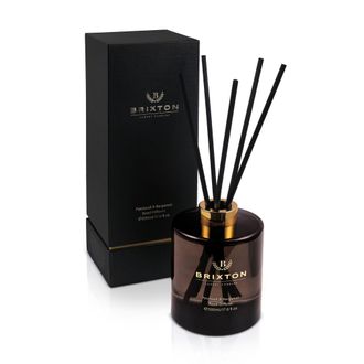 OEM Difusor De Aroma De Cristal Brixton Con Varillas, 500 Ml, Pachul&iacute; Y Bergamota, Homms