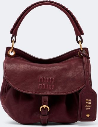 Miu Miu Rendez-vous leather shoulder bag