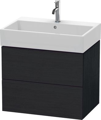 Duravit Duravit L-cube B&acirc;ti-support Lavabo Suspendu, 2 Tiroirs