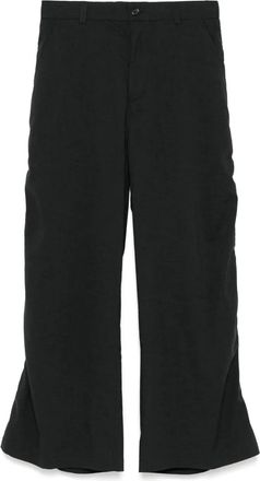 Songzio Pantaloni svasati effetto increspato - Grigio