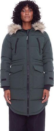 Alpine North UKON - Vegan Down Drawstring Winter Parka in Deep Green at Nordstrom, Size X-Small