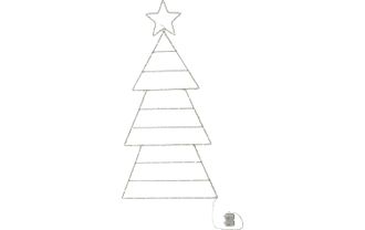 Parforce LED Dekofigur »Trading Silhouette Folde 110 LED« Warmweiss