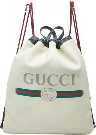 Gucci Ivory Leather Pouch (Pre-Owned)