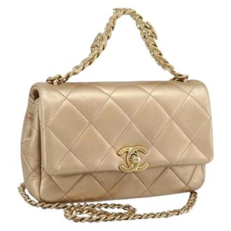 Chanel Borsa Pre-owned Vintage Crossbody - - Pre-owned - Donna - Giallo - ONE SIZE