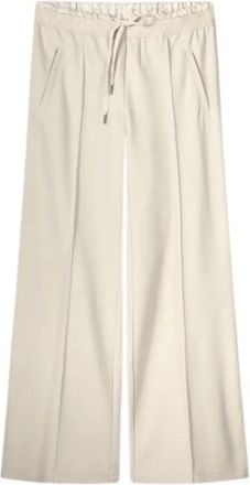 Summum Wide Leg Milan Point Broek - Dames - Wijde Broeken - Beige - S - Broeken