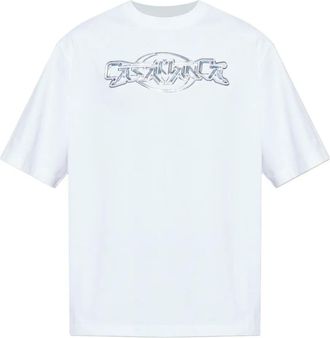 Casablanca T-shirt con logo - Bianco