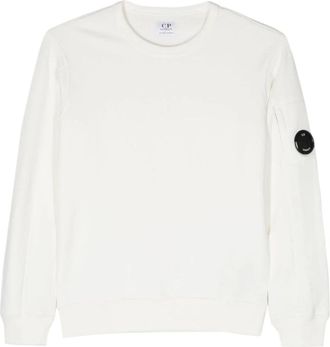 C.P. Company C.P. Company, Kids Sweatshirts, male, White, 6 Y, White Boy Sweatshirt Certified Product