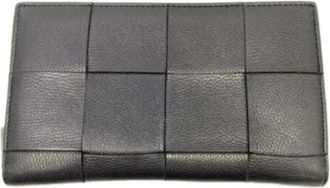 Bottega Veneta Pre-owned Fabric Wallet - Dames - Vintage Accessoires - Zwart - ONE Size - Vintage