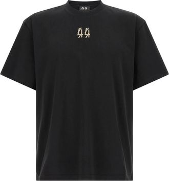 44 Label Group Standard Tee - Heren - T-shirts - Zwart - L - Katoen - Tops