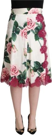 Dolce & Gabbana Midi Skirts - Dames - Midirokken - Veelkleurig - 2XL - Rokken