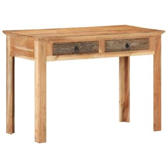 Berkfield Home Desk 110x50x75 cm Solid Reclaimed Wood in Brown | Size: 110 x 50 x 75 cm