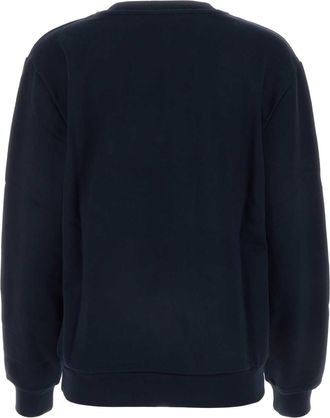 A.P.C. Womens Standard Sweatshirt Navy Cotton Organic Sweater