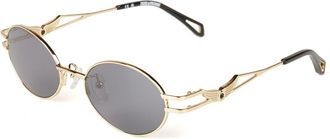 Zadig&Voltaire Zadig & Voltaire Zonnebril Totaal Gepolijst Ros&eacute;goud