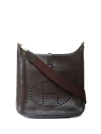 Herm&egrave;s 2004 PM Evelyn leather shoulder bag - women - Calf Leather - One Size - Brown