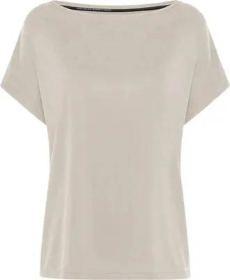 Roberto Ricci Design Cupro Square Shirty - Dames - T-shirts - Beige - M - Tops