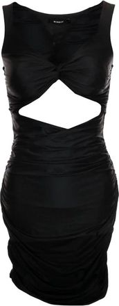 Misbhv Sleeveless Ruched Mini Dress - Dames - Korte kleedjes - Zwart - L - Kleedjes