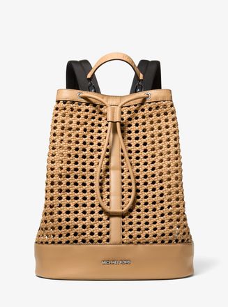 Michael Kors Whitley Medium Hand-Woven Backpack